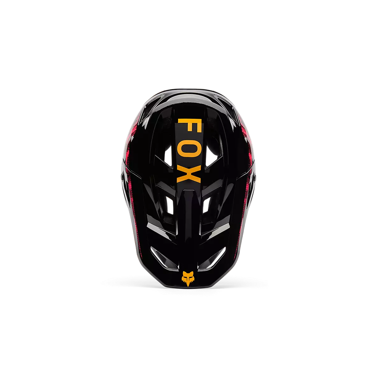 vista superior Casco integral Fox Rampage Kairos Mips 36911-279 negro naranja rosa
