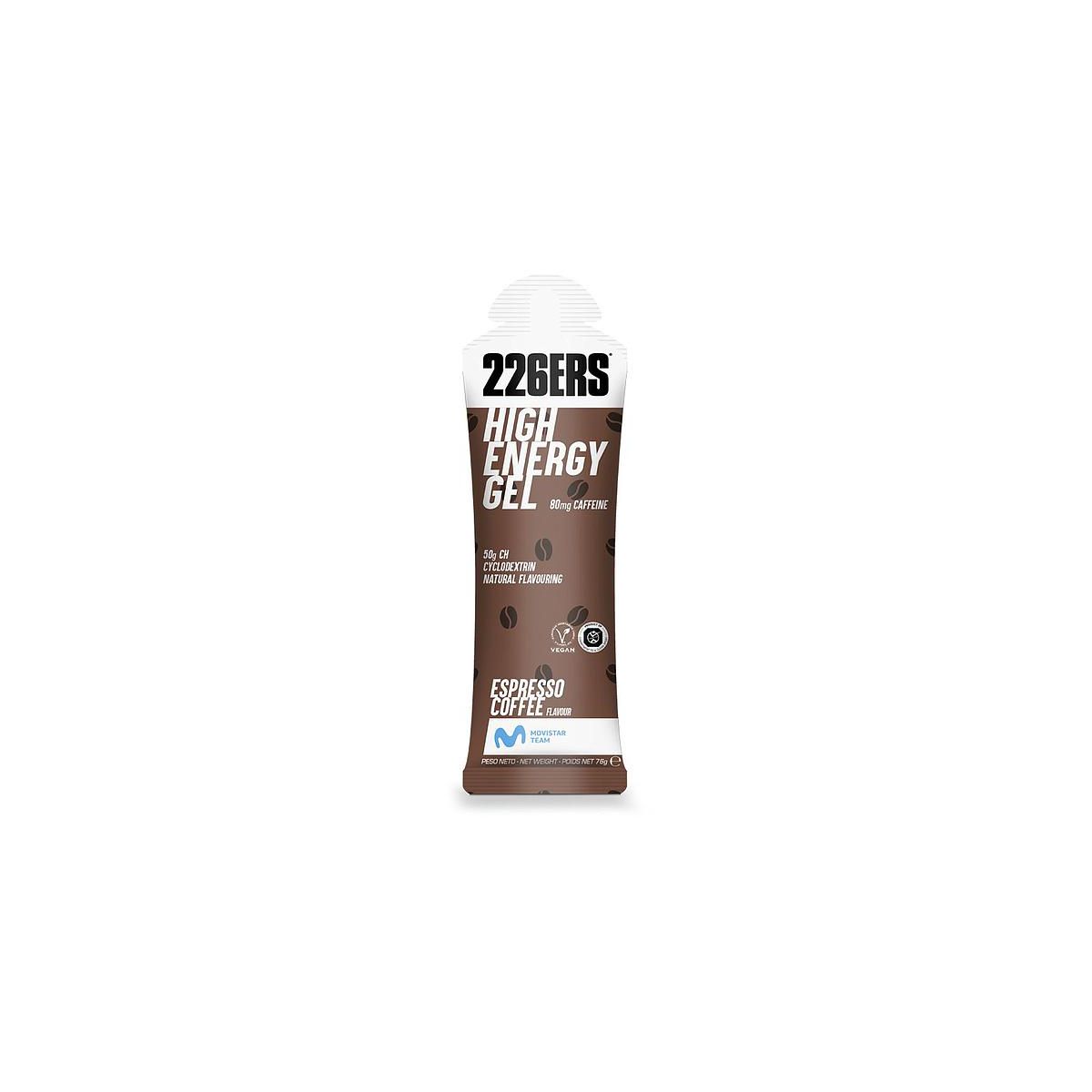 226ERS - HIGH ENERGY GEL 76g - Gel Energético con 80gr de cafeina