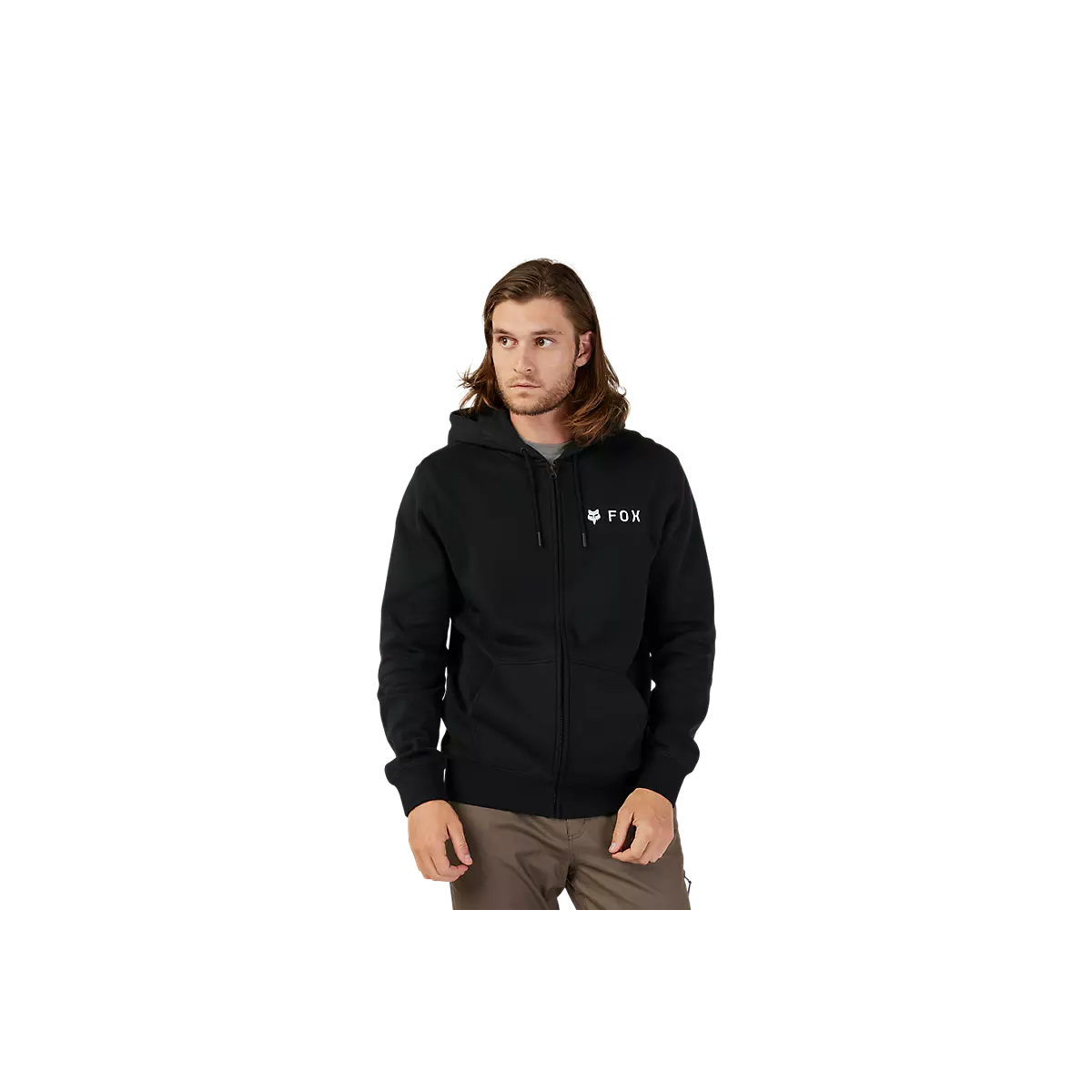 Sudadera con cremallera y capucha Fox Absolute 31593-001 negra