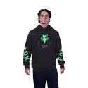 Sudadera Fox Non Stop con capucha – Fleece COLOR NEGRO VERDE  36268-001