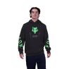 Sudadera Fox Non Stop con capucha – Fleece COLOR NEGRO VERDE  36268-001