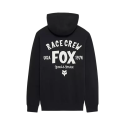 espalda Sudadera Fox Slogan con capucha – Fleece 330 g color negro  36272-001