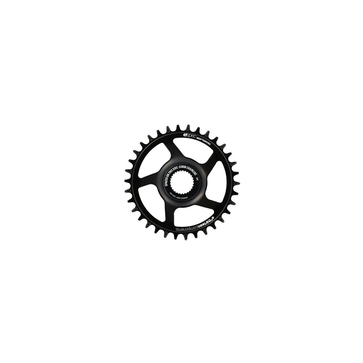 Plato ethirteen DM Bosch CX Gen4 acero 34/36T