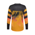 espalda Camiseta técnica de manga larga Fox Ranger Kairos naranja y negro 36873-279