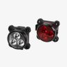 Pack luces bicicleta Lite 120/20 lúmenes USB  delantera/trasera