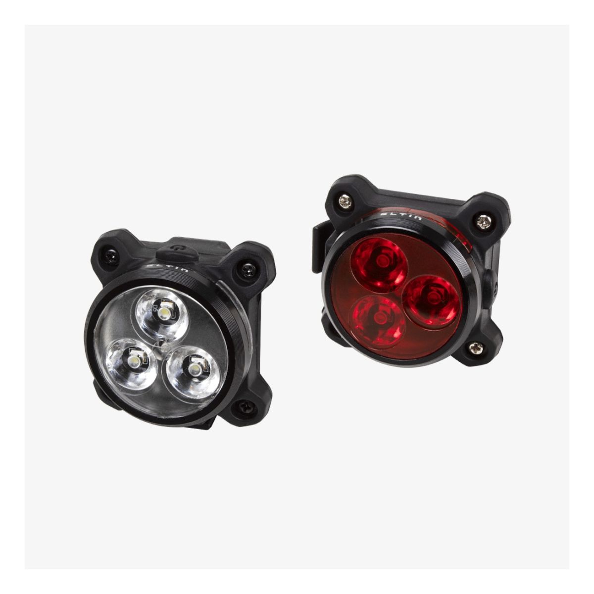 Pack luces bicicleta Lite 120/20 lúmenes USB  delantera/trasera