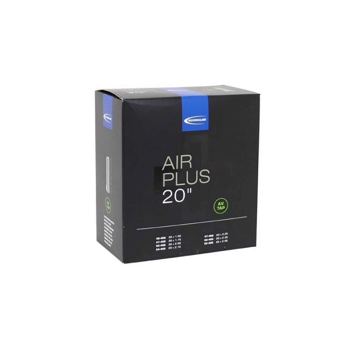 Cámara Schwalbe Air Plus AV7L-AP 20x2.10-3.00 Schrader 40 mm – REF 10464030