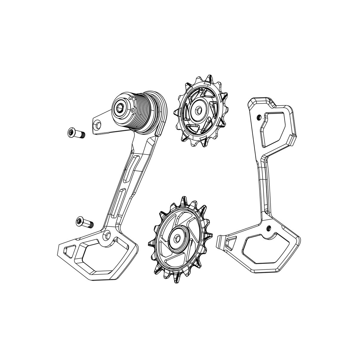 Portapoleas y roldanas Sram EAGLE AXS X0 T-Type