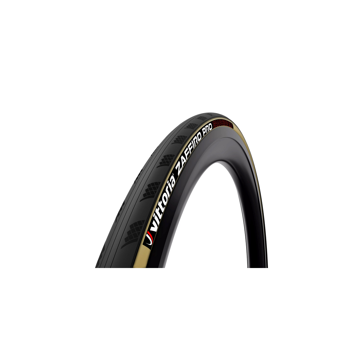 Cubierta Vittoria Zaffiro Pro marrón/negro plegable