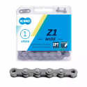 Cadena KMC Z1 Ancha 112 Eslabones Cromada