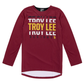 Camiseta manga larga Troy Lee Ruckus 3/4 Jersey Spun Oxblood – Talla M