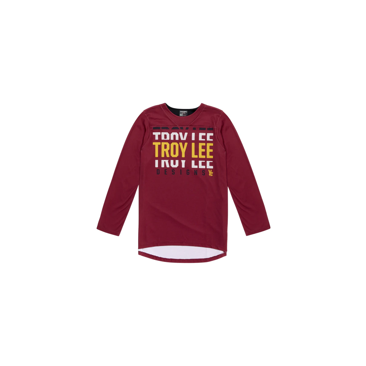 Camiseta manga larga Troy Lee Ruckus 3/4 Jersey Spun Oxblood – Talla M