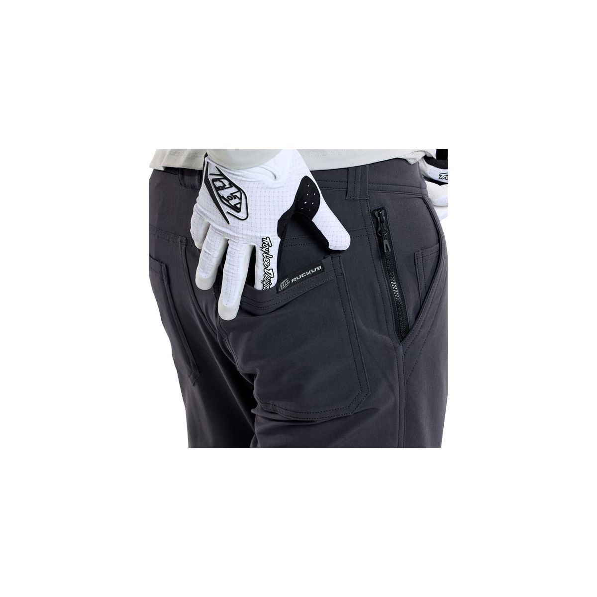 Pantalón MTB Troy Lee Ruckus Long Travel Pant Mono Carbon talla 32