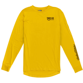 Camiseta manga larga Troy Lee Ruckus Long Sleeve Ride Tee MTB EYEZ SAFRON AMARILLA