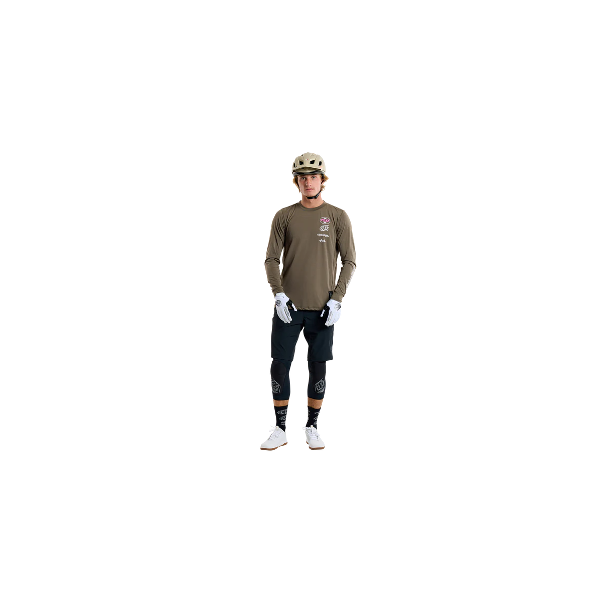 Camiseta manga larga Troy Lee LS Ride Tee Worldwide Caper TALLA M