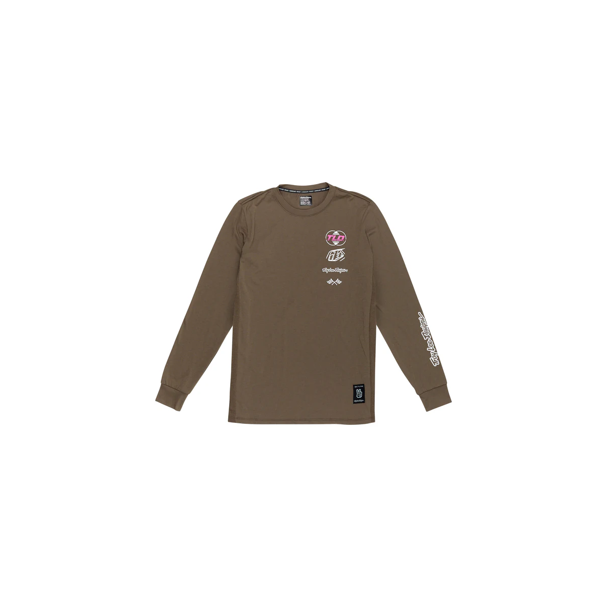 Camiseta manga larga Troy Lee LS Ride Tee Worldwide Caper TALLA M