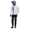 Camiseta manga larga Troy Lee Sprint Jersey talla M FULL PULL CHALK