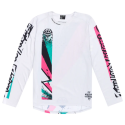 Camiseta manga larga Troy Lee Sprint Jersey talla M FULL PULL CHALK