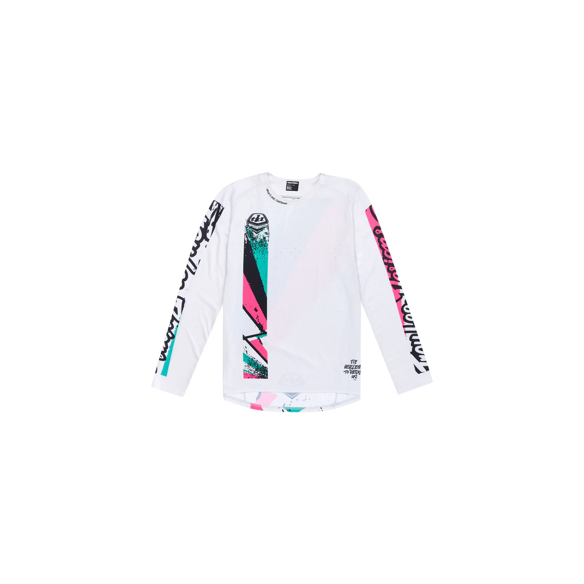 Camiseta manga larga Troy Lee Sprint Jersey talla M FULL PULL CHALK