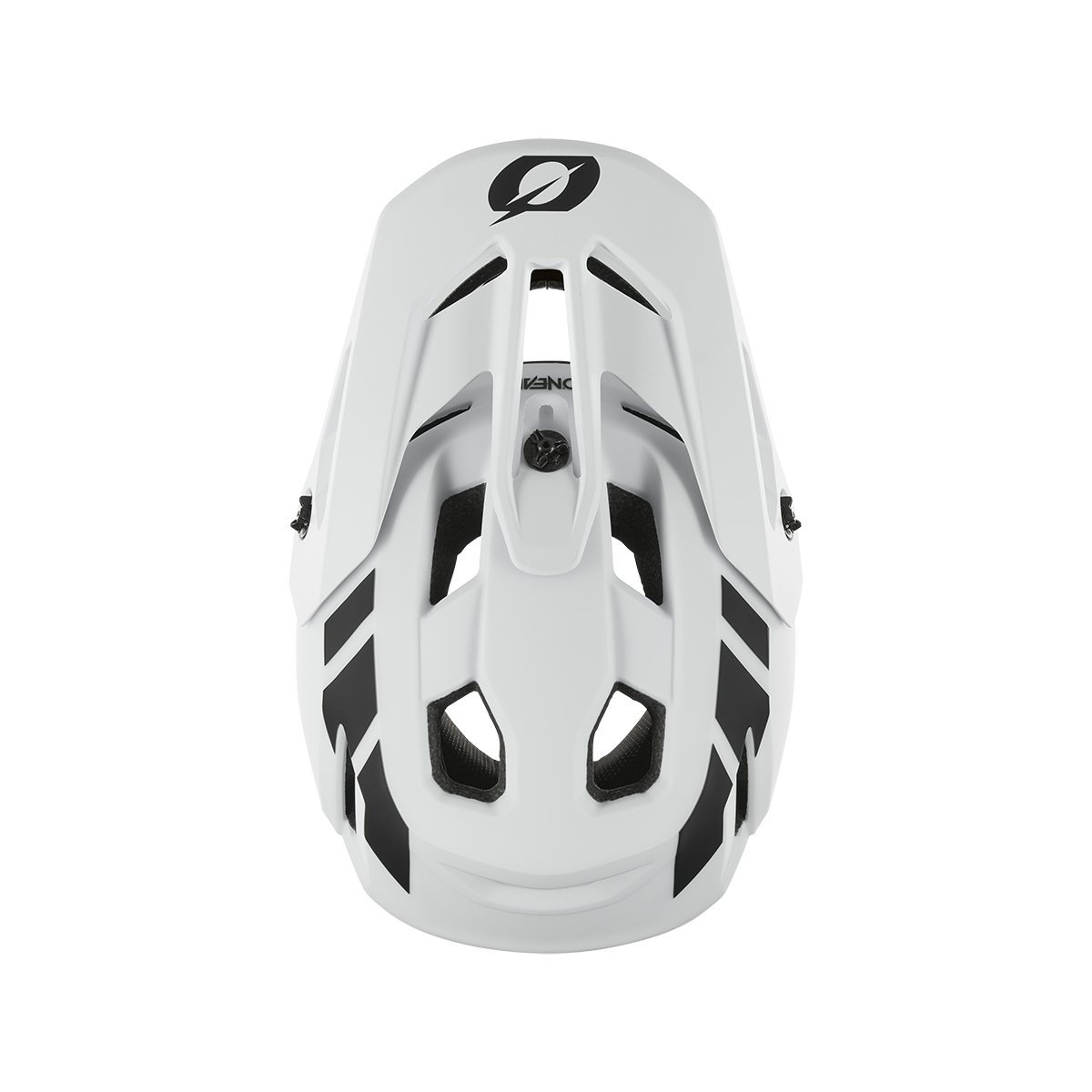 vista lateral Casco O’Neal SL1 Solid blanco Integral ventilado