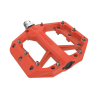 Pedales plataforma Shimano GR400 rojo