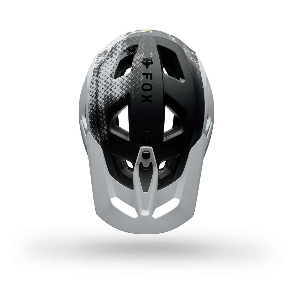 SUPERIOR DEL Casco Fox Speedframe Pro Sense MTB con Mips 38363 NEGRO Y BLANCO