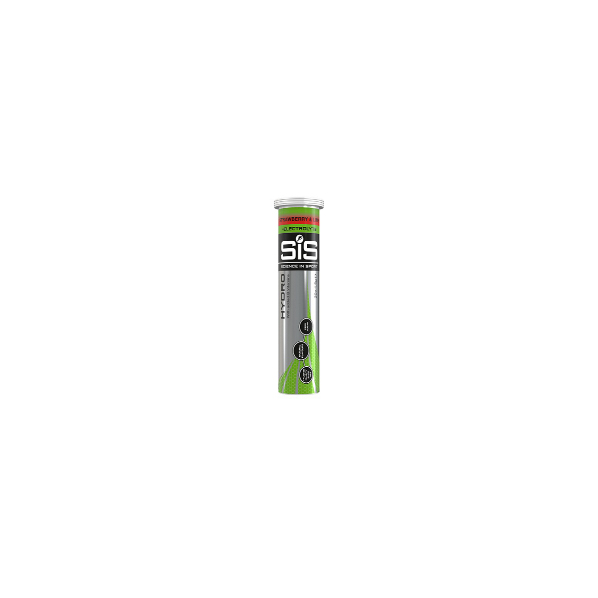 SiS GO Hydro Pastillas Hidratación 20x4 g fresa y lima