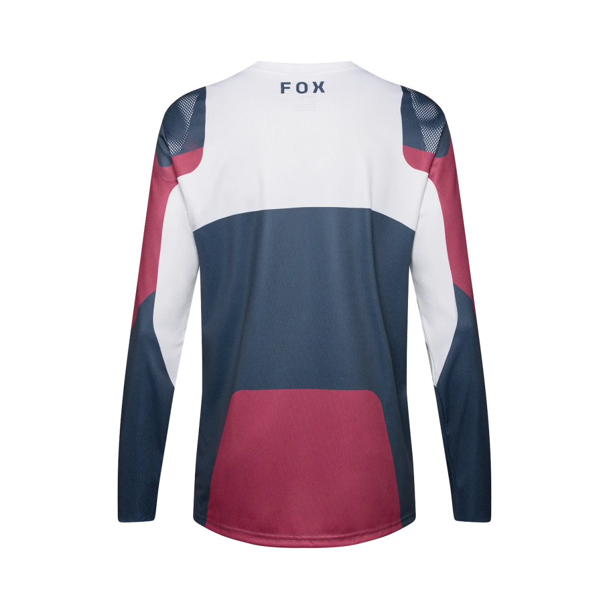 espalda Camiseta Fox Ranger Tactile manga larga MTB 38378-008 blanco rojo azul