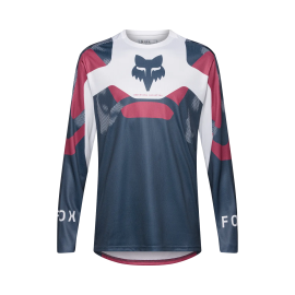Camiseta Fox Ranger Tactile manga larga MTB 38378-008 blanco rojo azul