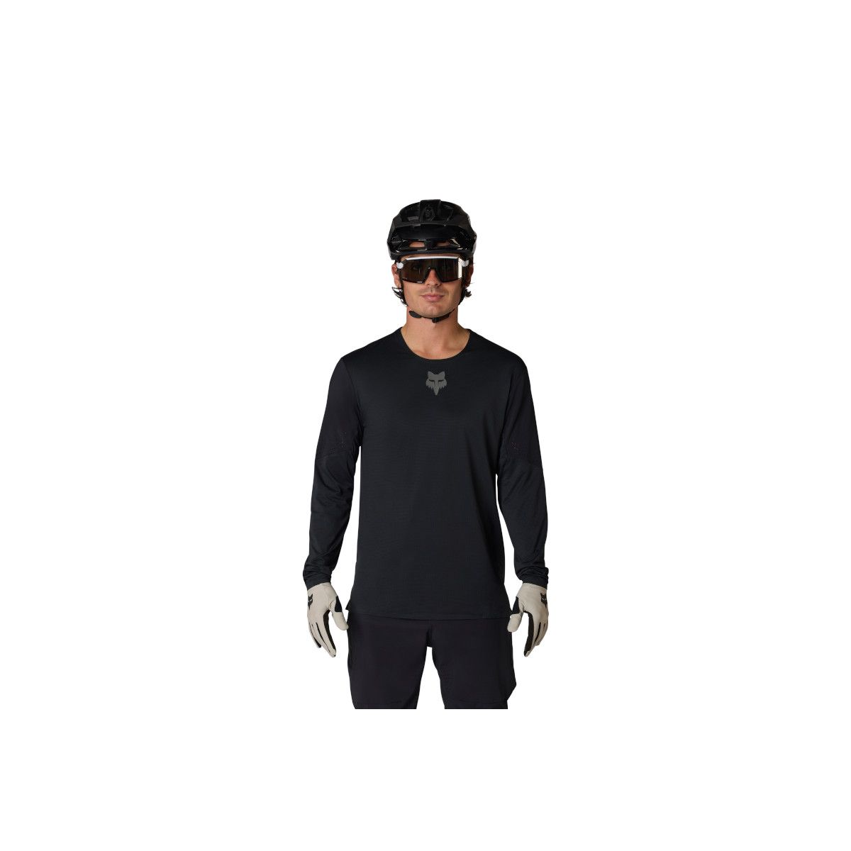 Camiseta Fox Flexair manga larga MTB TruDri Negra 38368-001