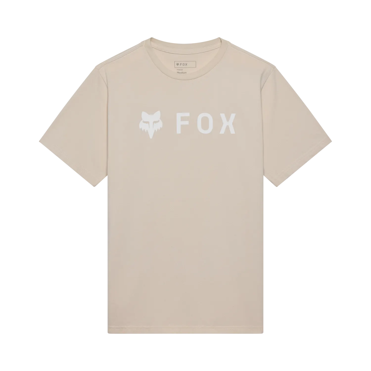 Camiseta Fox Absolute 195 Original algodón premium blanco hueso