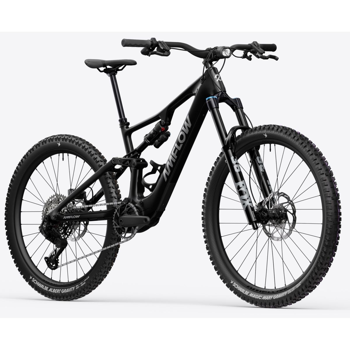 Amflow PX Carbon eBike 700Wh Motor M2S negra