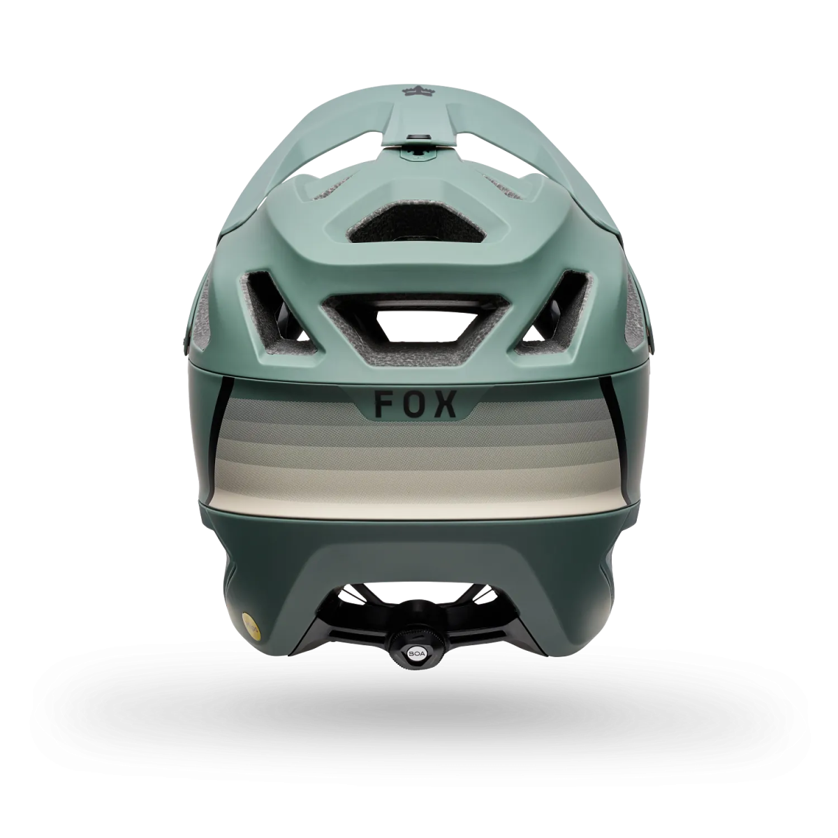 trasera Casco de enduro Fox Dropframe Pro Grid Verde  33469-221