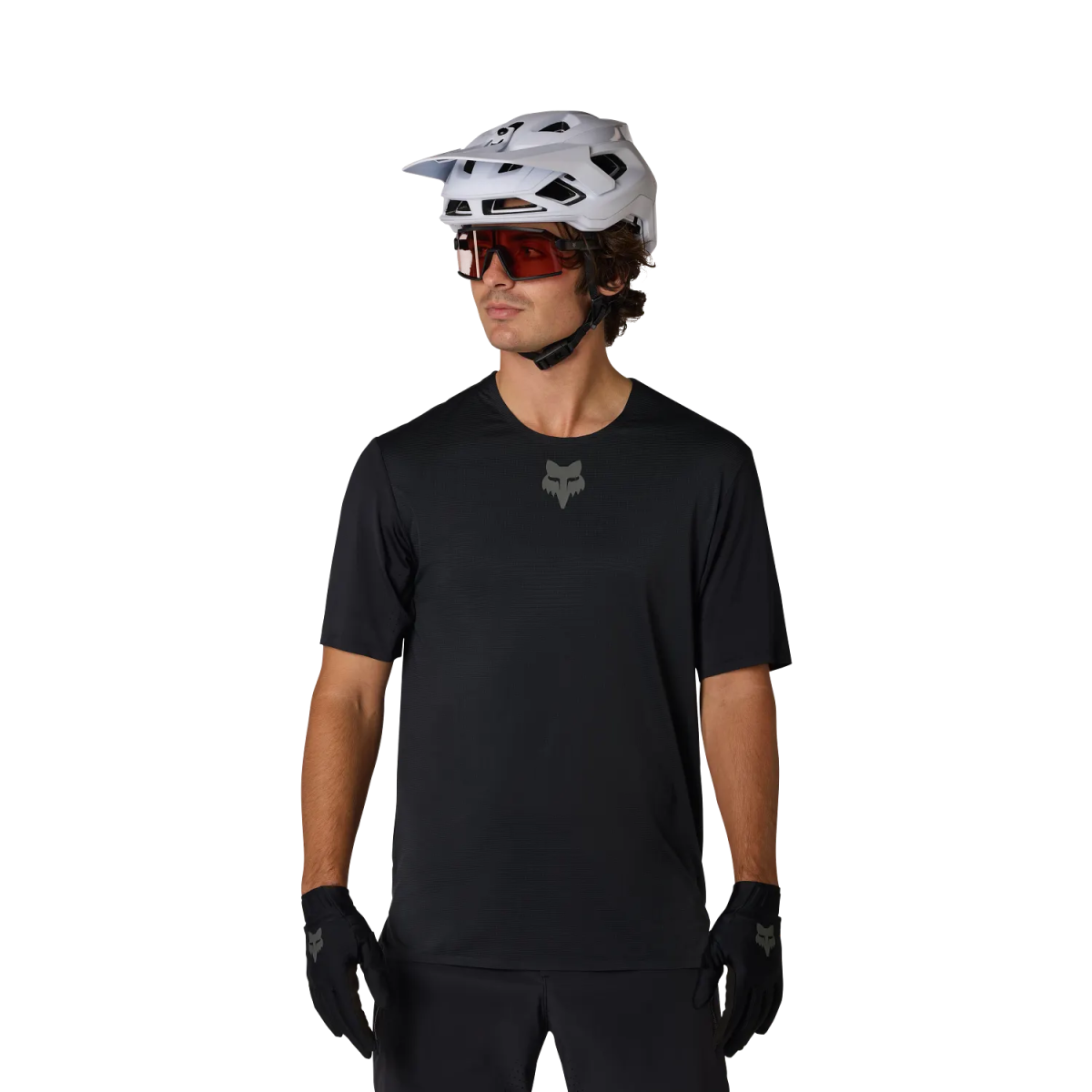 Camiseta Fox Flexair Manga Corta MTB 38367-001 NEGRA