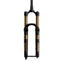 Fox 38 Factory Kashima 29 Grip X2 170mm Boost negra 2027 pegatinas doradas