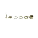 Kit Renthal Tapa Superior y Espaciadores Dirección dorado  MBA10001