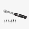 Llave Dinamométrica 1/4" 2-14 Nm para Bicicleta con Bits