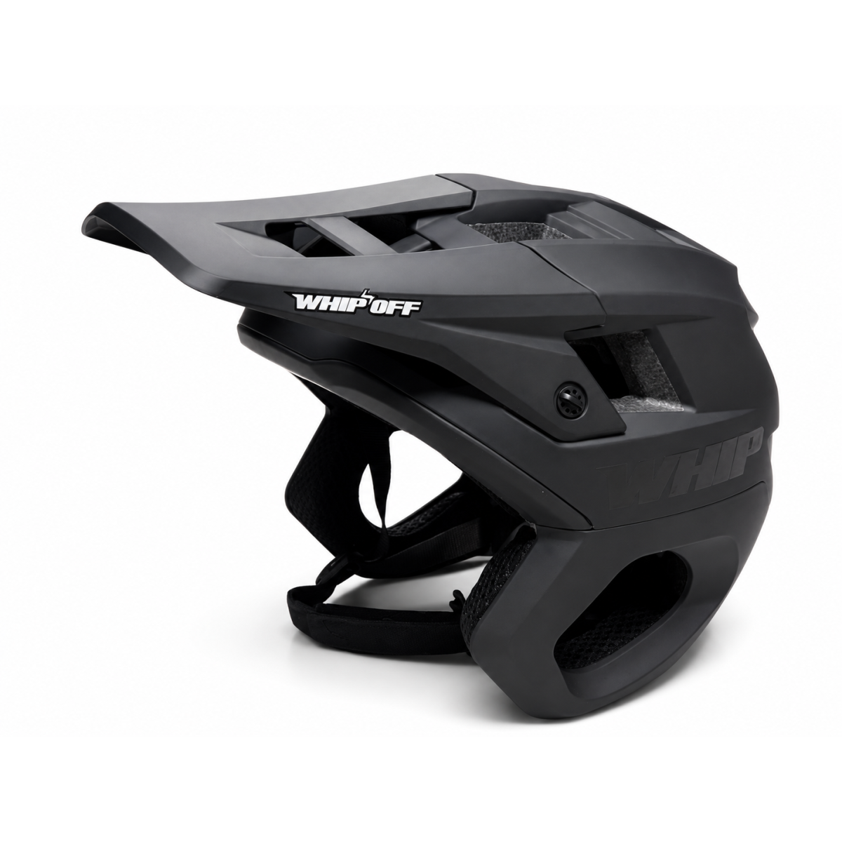 Casco de enduro Whip Off E-Ride 3/4 negro