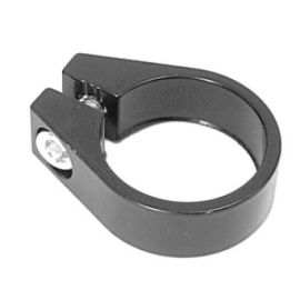 Abrazadera sillín cierre de tornillo allen negra