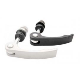 Cierre rápido sillín en color negro y plata