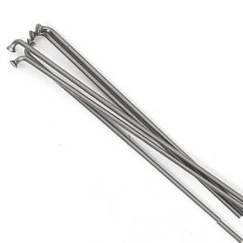 Radios de cinc color plata 234mm  2mm 1 unidad