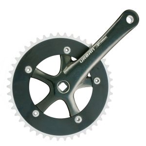 Pédalier Prowell Singlespeed BMX Fixed - 165mm, 40 Dents, Plateau Et Manivelles