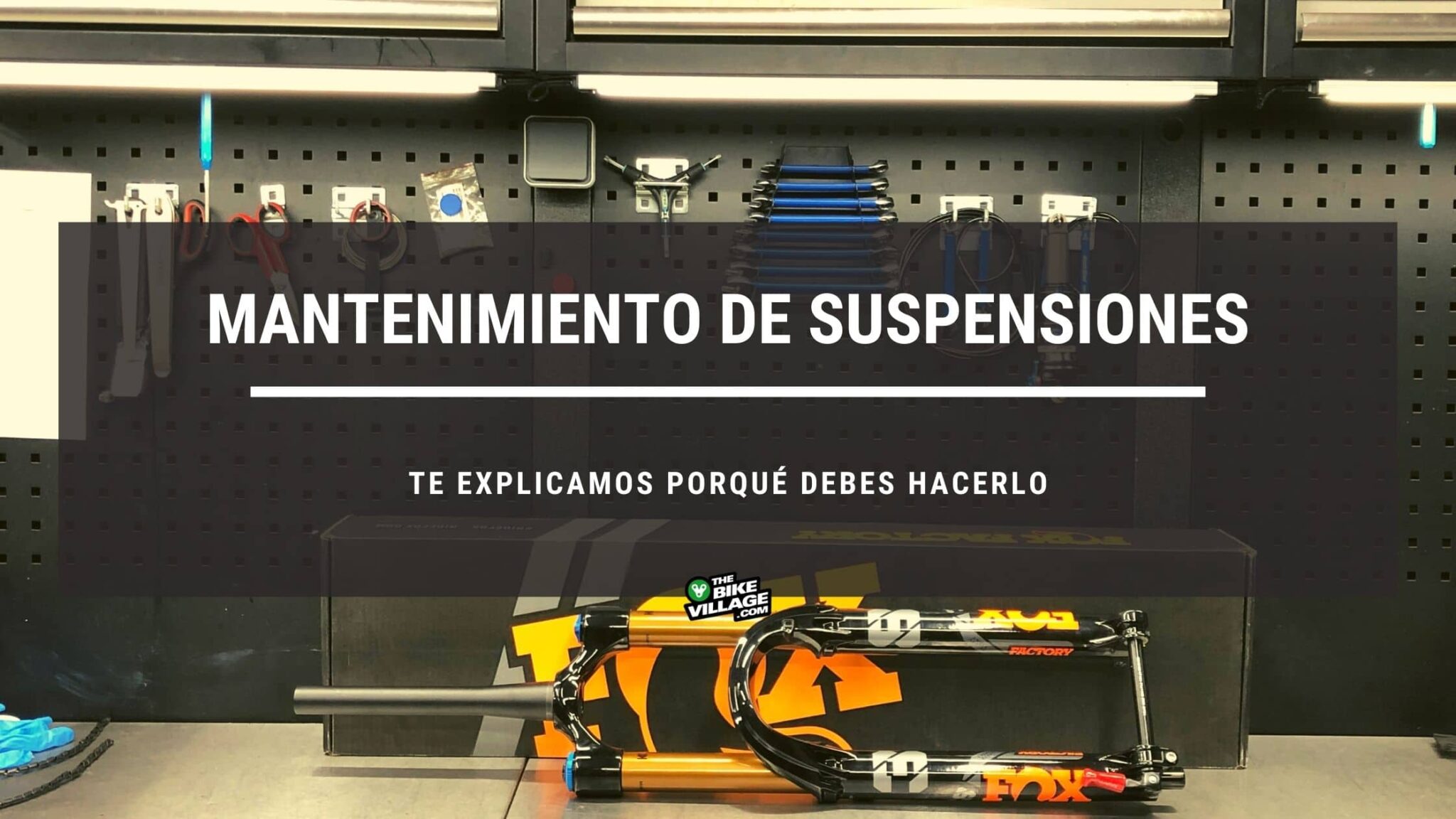 mantenimiento de suspensiones en The Bike Village