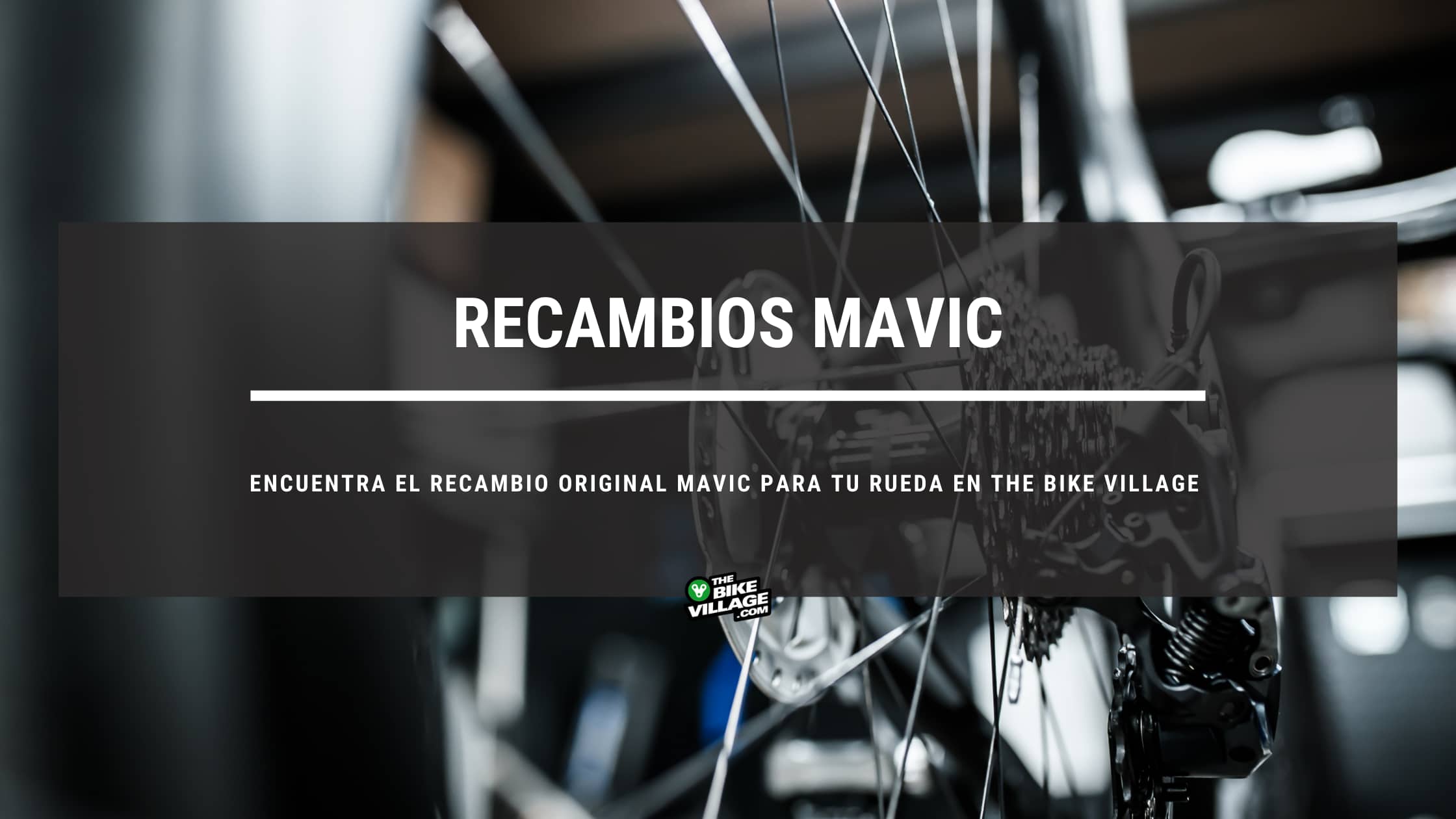Cabecera recambios rueda mavic originales en The Bike Village