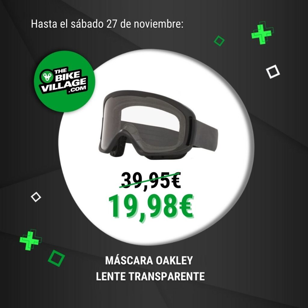Descuento en máscara oackley lente transparente para la Black Week