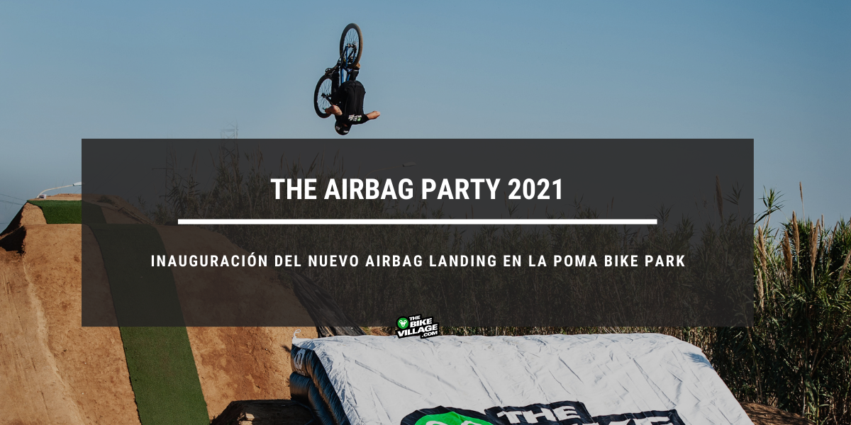 Imágen de portada de la inauguración del Airbag landing The Bike Village en La Poma Bike Park